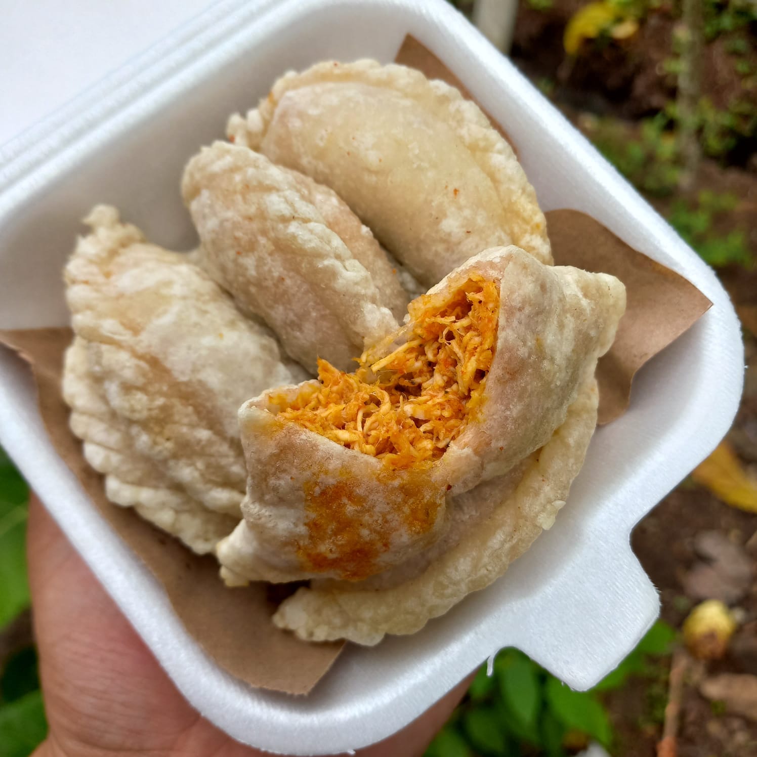 Pasta with lobster on white plate